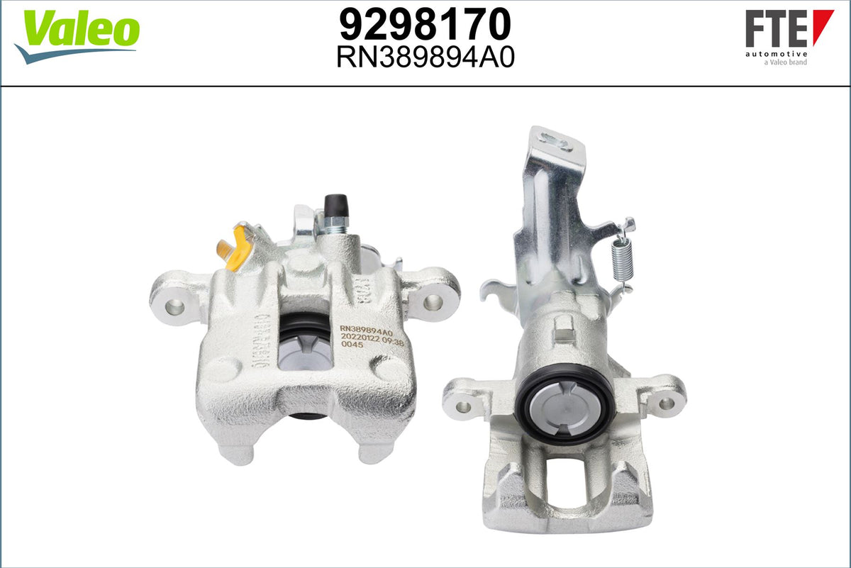 Valeo Right Brake Caliper Right for Nissan, OEM quality, OEM 44001BM40A, MPN 9298170