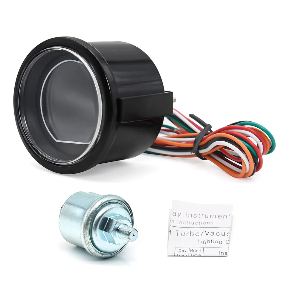 52mm Digital Pointer Gauge - Multi-Function (Boost, Oil Pressure, Temperature & Volt) - Universal Fit