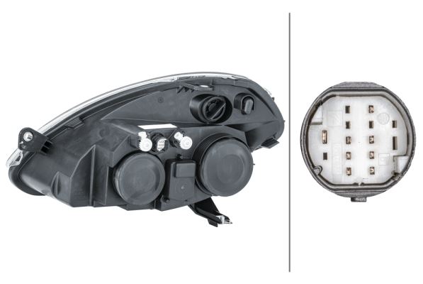 Lancia Ypsilon Right Headlight, Hella OEM, OEM 517 02 680 - View 4