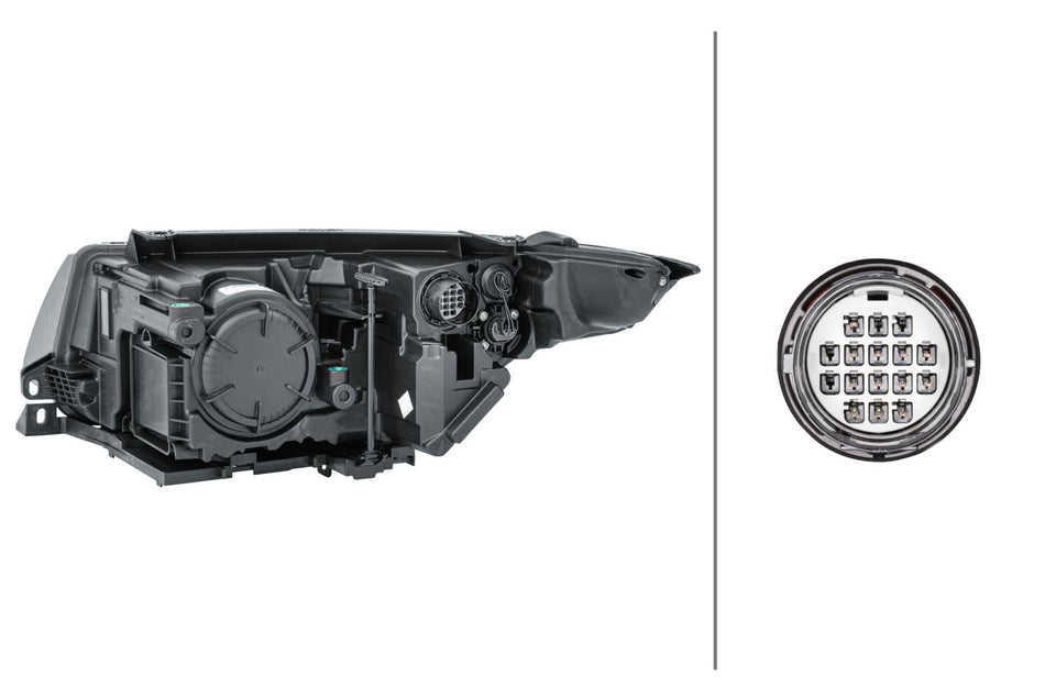 Hella Right Headlight – Austin & Land Rover | OEM BJ32-13W029-BE