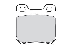 Valeo Rear Brake Pad Set for Vauxhall, Holden & more, OEM quality, OEM 93 169 001, MPN 301183