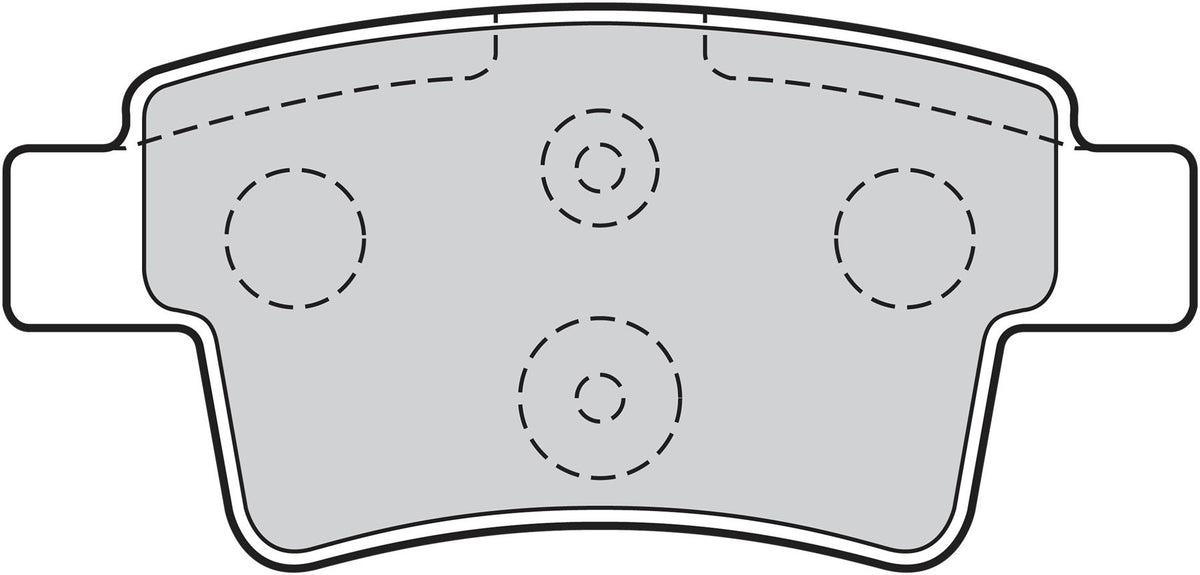 Valeo Rear Brake Pad Set for Citroen, OEM quality, OEM 4253-71, MPN 302214