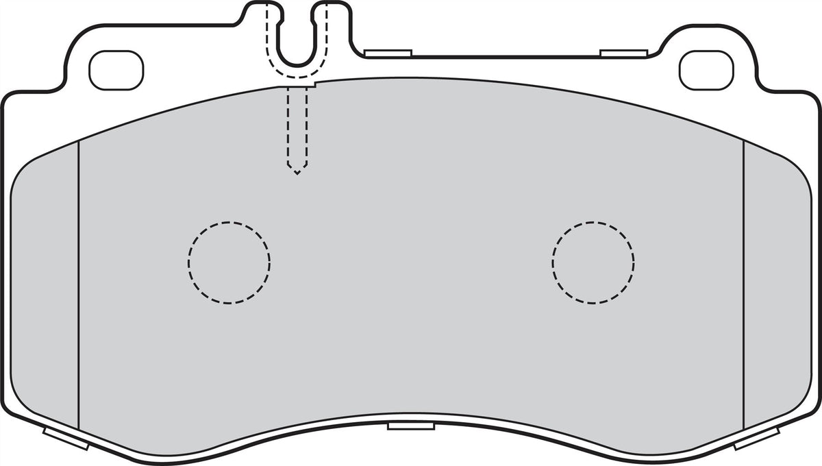 Valeo Front Brake Pad Set for Mercedes-Benz, OEM quality, OEM 0054207720, MPN 302226