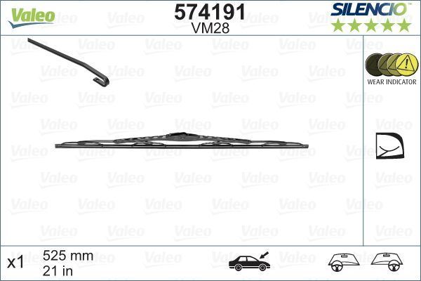 Valeo Front Wiper Blade for Audi, Skoda & more, OEM quality, OEM 8D1955427 - View 5