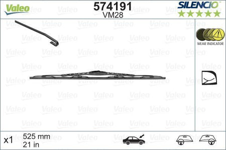 Valeo Front Wiper Blade for Audi, Skoda & more, OEM quality, OEM 8D1955427 - View 5