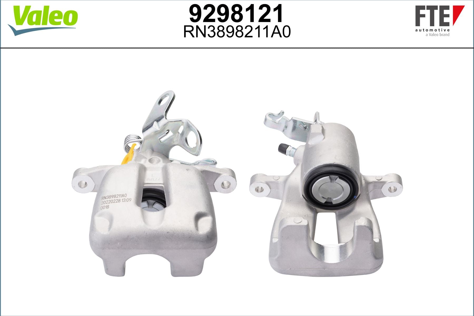Valeo Left Brake Caliper Left for Seat, Skoda & more, OEM quality, OEM 1K0615423E, MPN 9298121