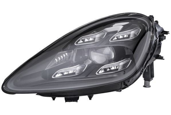 Porsche Cayenne Left Headlight, Hella OEM, OEM 9Y0941035J, MPN 1EX 014 690-051