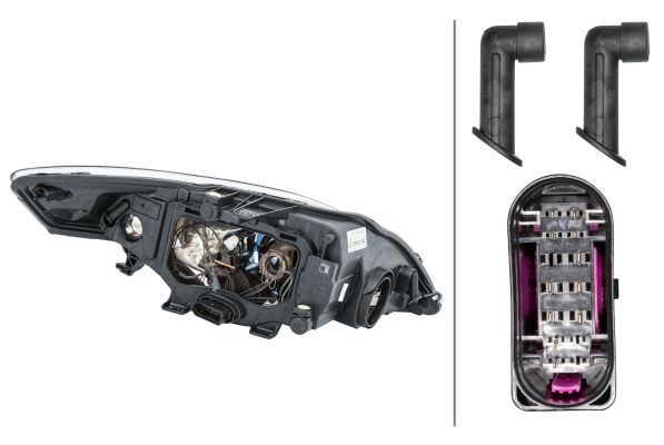 Hella Left Headlight for Ford, OEM quality, OEM 1457712 - View 5