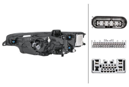 Hella LED Right Headlight for Volvo, OEM quality, OEM 31468216 - View 4