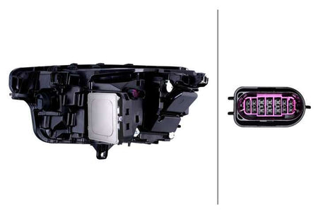Hella Matrix Right Headlight for Audi, OEM quality, OEM 85E 941 040 AC - View 6