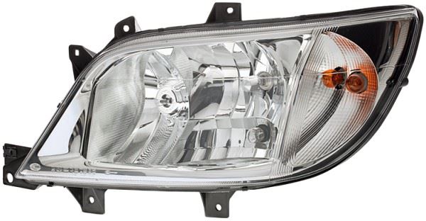 Hella Left Headlight for Mercedes-Benz, OEM quality, OEM 1522120, MPN 1LH 246 047-031