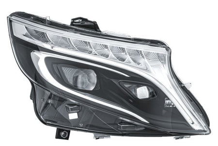 Hella LED Right Headlight for Mercedes-Benz, OEM quality, OEM A4479062101, MPN 1LX 011 284-381