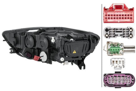 Hella LED Right Headlight for Audi, OEM quality, OEM 4G0941030F - View 4