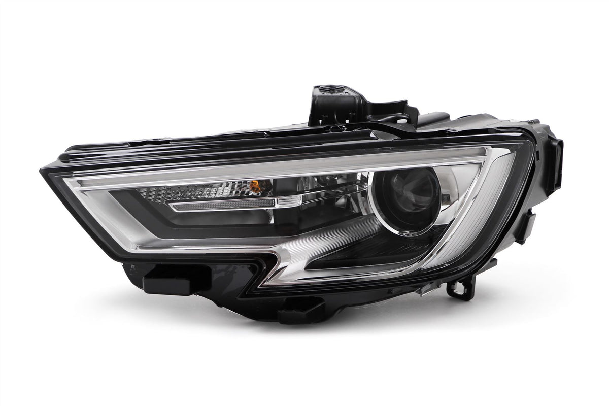Audi A3 Left Headlight, Valeo OEM, OEM 8V0941043F, MPN 46816