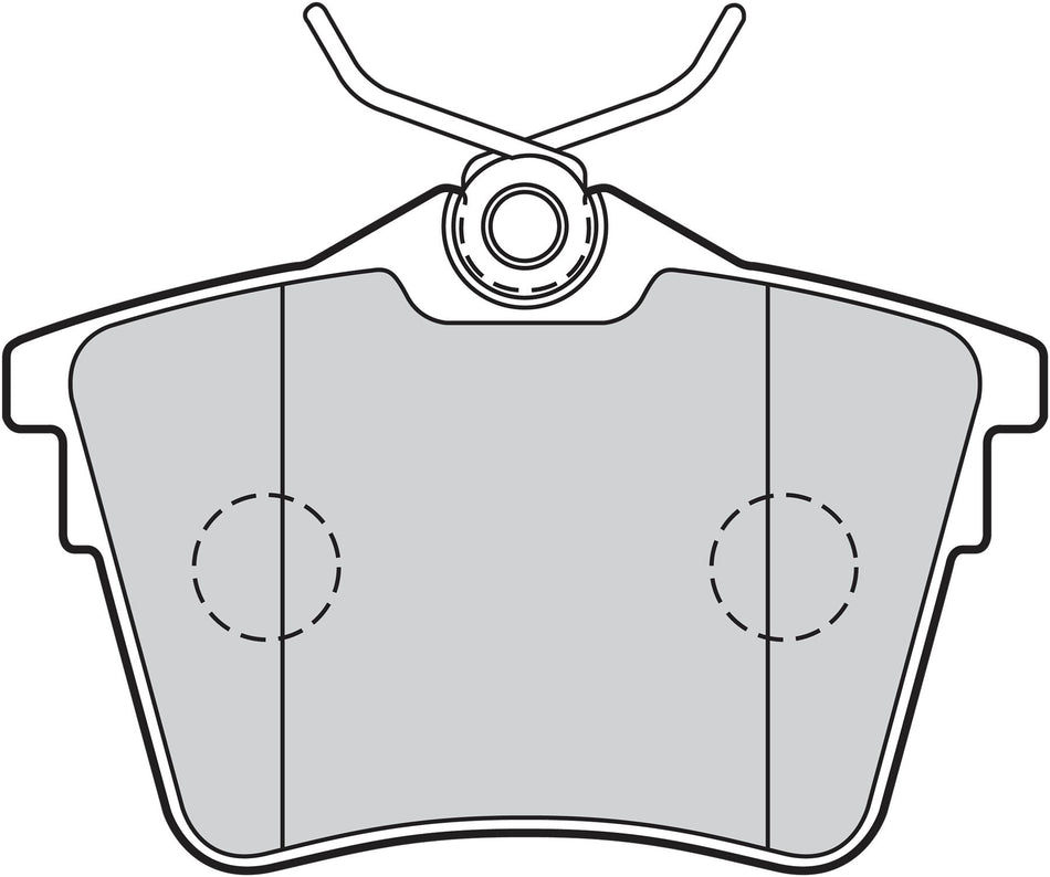 Valeo Rear Brake Pad Set for Peugeot & Citroen, OEM quality, OEM 4252-79, MPN 301664