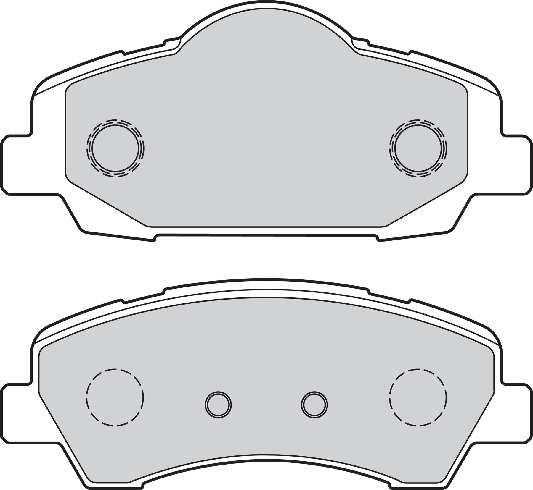 Valeo Front Brake Pad Set for Citroen & Peugeot, OEM quality, OEM 1608691380, MPN 302155
