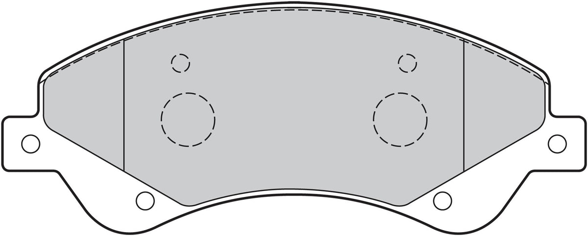 Valeo Front Brake Pad Set for Ford & Ford Australia, OEM quality, OEM 6C11-2K021-BB, MPN 301818