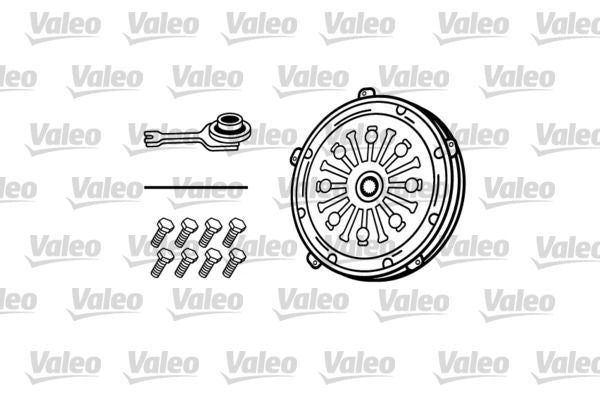 Valeo Clutch Kit for Hyundai & Kia, OEM quality, OEM 412002C220, MPN 855102
