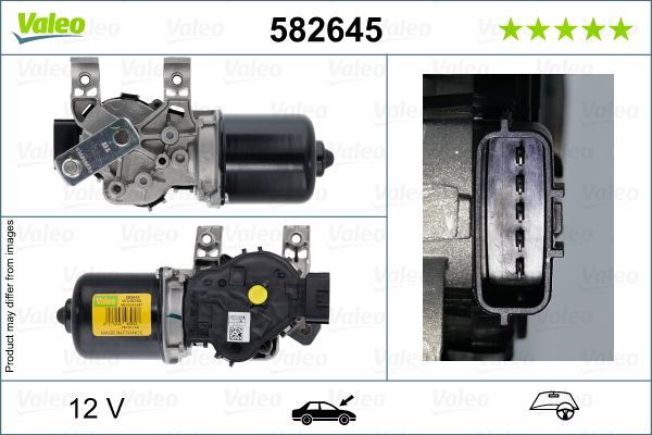 Renault Twingo Front Wiper Motor, Valeo OEM, OEM 288103309R, MPN 582645
