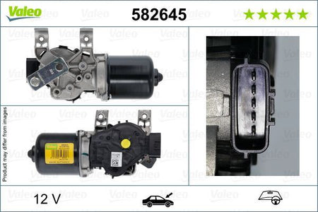 Renault Twingo Front Wiper Motor, Valeo OEM, OEM 288103309R, MPN 582645