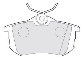 Valeo Rear Brake Pad Set for Smart, Proton & more, OEM quality, OEM 3345678, MPN 301319
