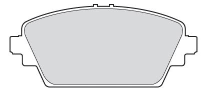 Valeo Front Brake Pad Set for MG, Nissan & more, OEM quality, OEM 41060-4U125, MPN 301436