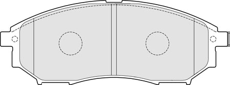Valeo Front Brake Pad Set for Mazda, Ford & more, OEM quality, OEM 1E07-33-23Z, MPN 301564