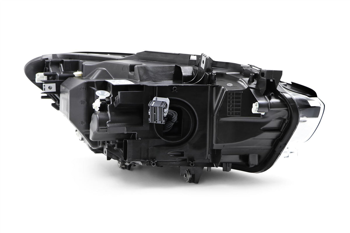 BMW 1 Series Left Headlight, Hella OEM, OEM 63117414143 - View 3