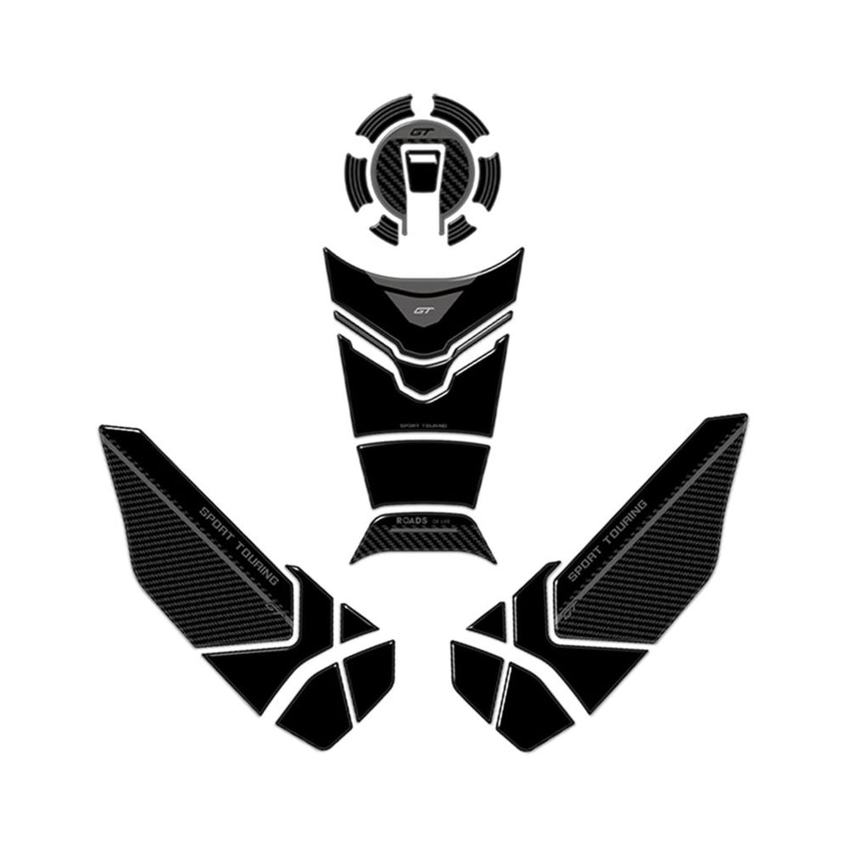Full Tank Pad Protector Kit Black Gold - for Yamaha | Eurowagens - View 5