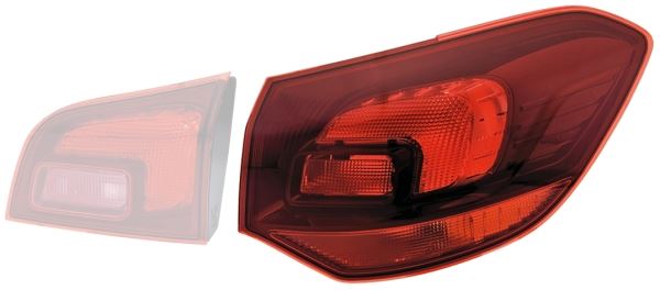 Hella Right Rear Light for Vauxhall, OEM quality, OEM 12 22 251 - View 2