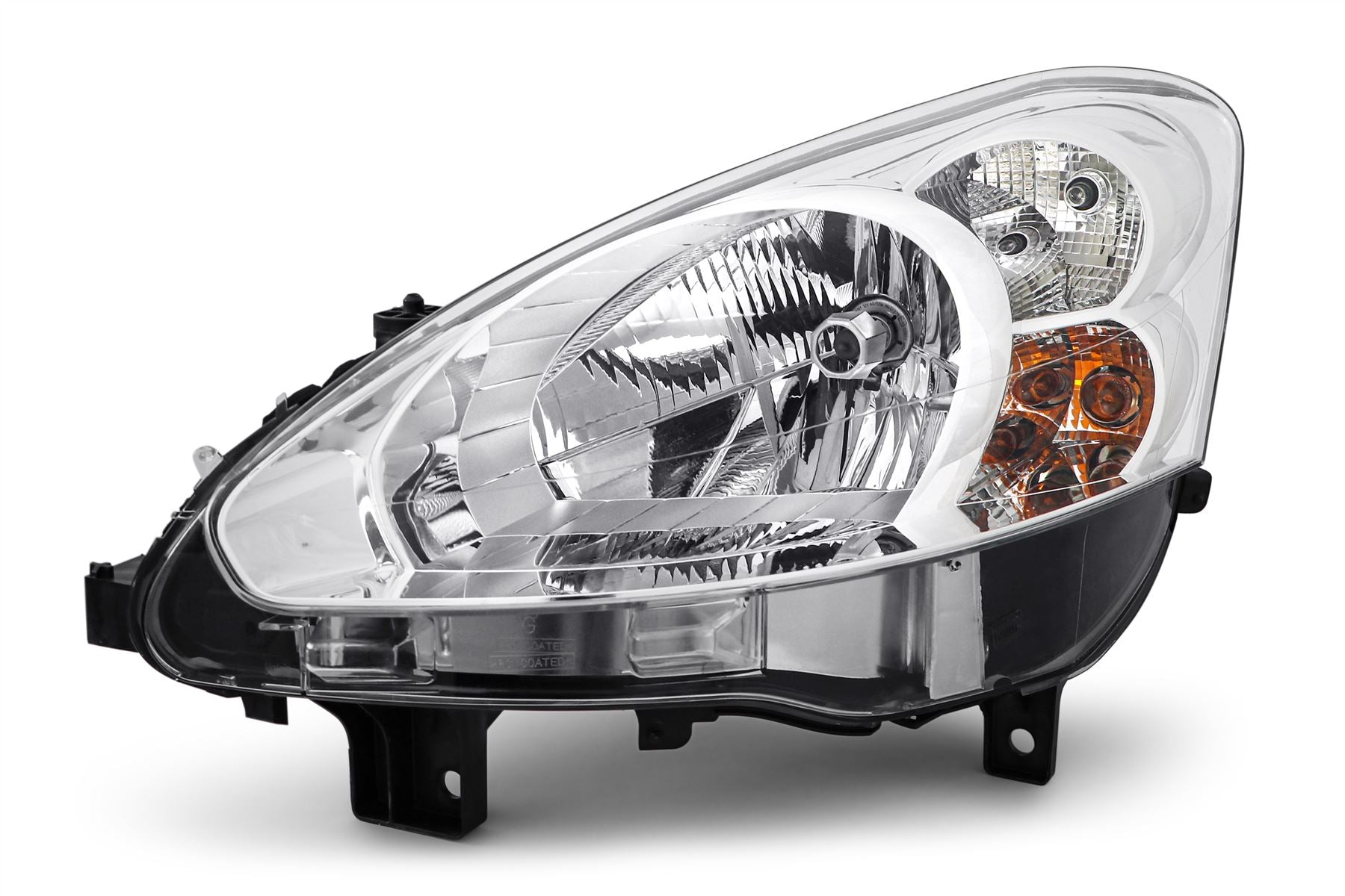 Peugeot Partner Left Headlight, Valeo OEM, OEM 9677202280, MPN 44783