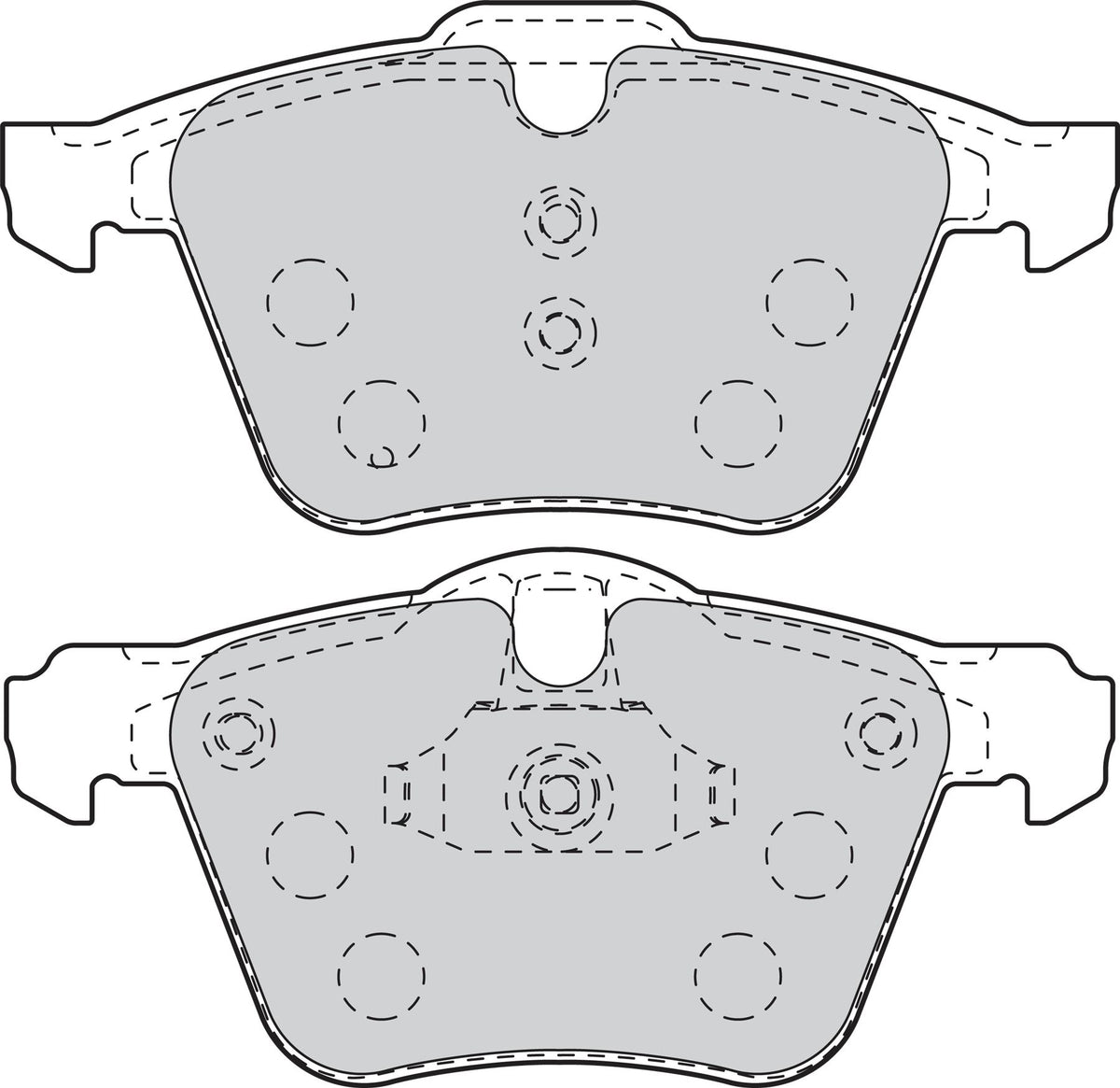 Valeo Front Brake Pad Set for Volvo & Ford, OEM quality, OEM 6G9N-2K021-CA, MPN 302106