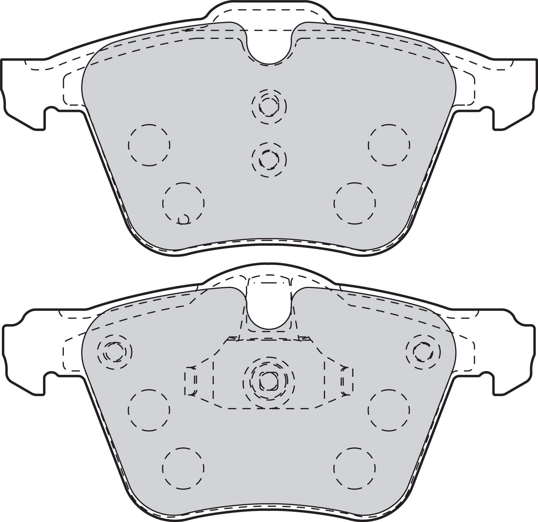 Valeo Front Brake Pad Set for Volvo & Ford, OEM quality, OEM 6G9N-2K021-CA, MPN 302106