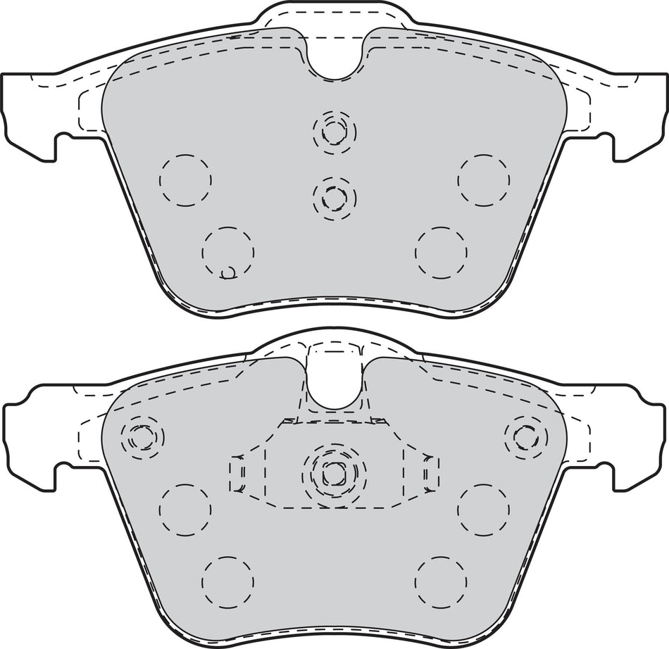 Valeo Front Brake Pad Set for Volvo & Ford, OEM quality, OEM 6G9N-2K021-CA, MPN 302106
