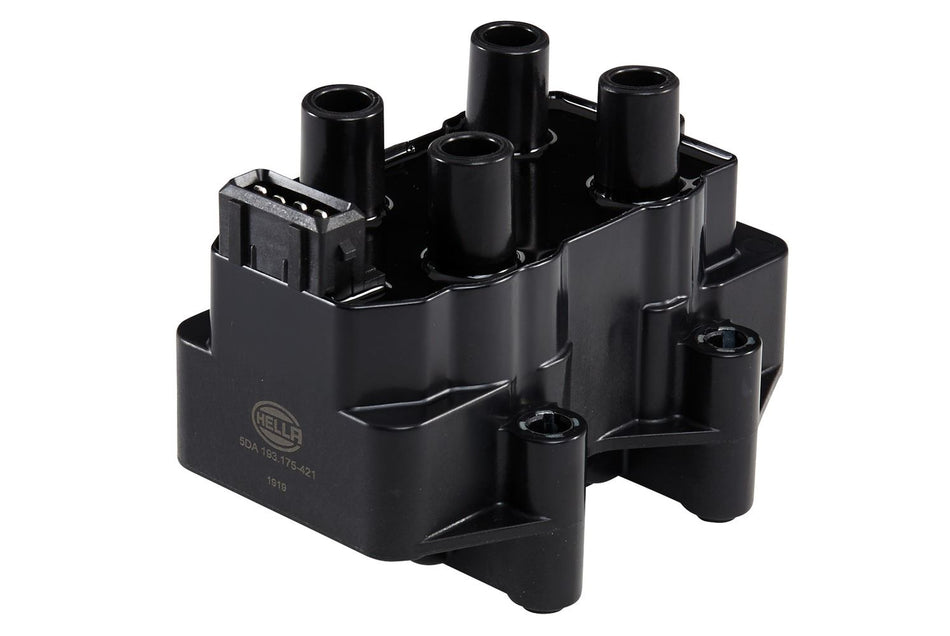 Hella Ignition Coil for Peugeot & Fiat, OEM quality, OEM 5970.48, MPN 5DA 193 175-421