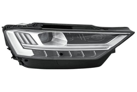 Audi A8 Right Headlight, Hella OEM, OEM 4N0941036A, MPN 1LX 012 865-441