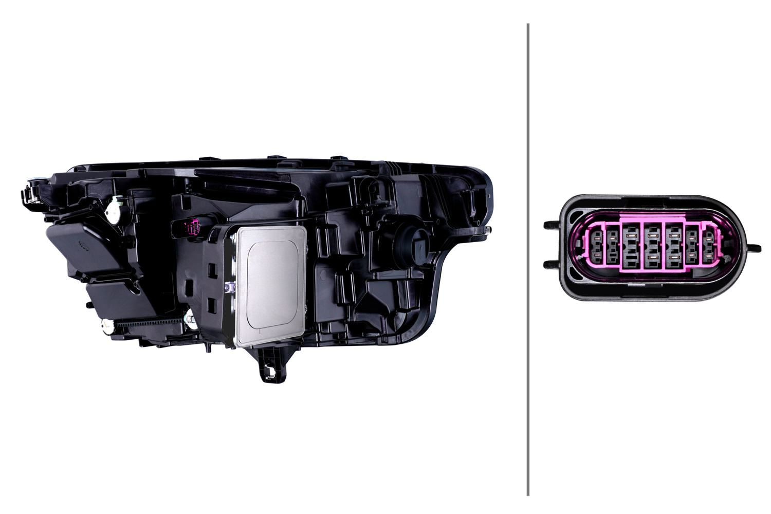Hella Matrix Left Headlight for Audi, OEM quality, OEM 85E 941 039 A - View 3