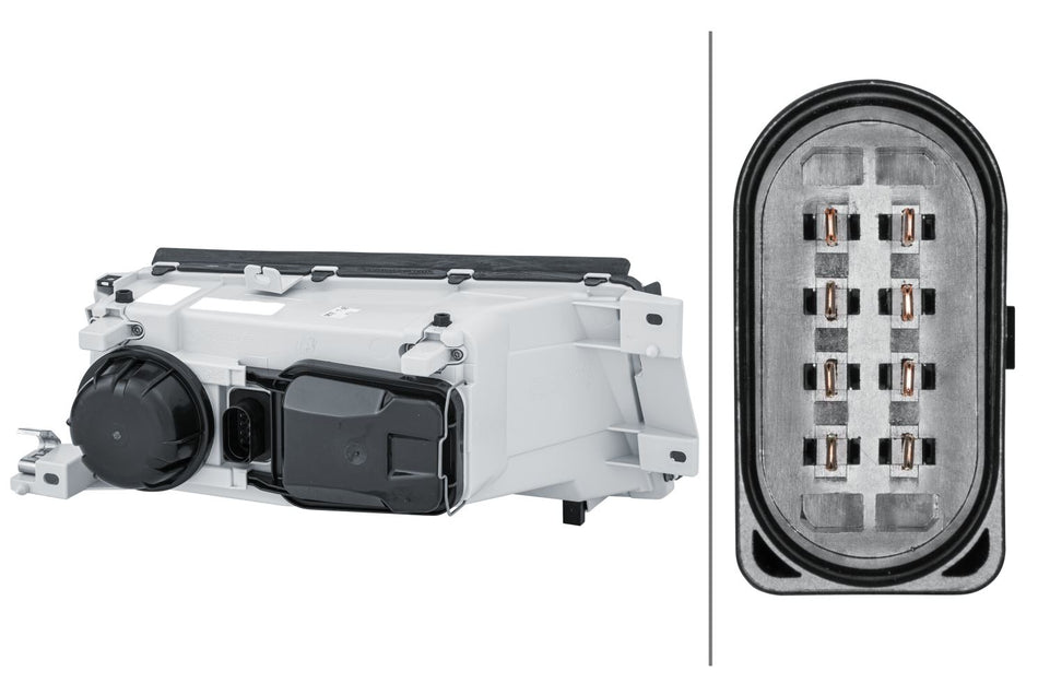 Hella Left Headlight – Skoda | OEM 1U1 941 017 D, MPN 1EL 010 202-011