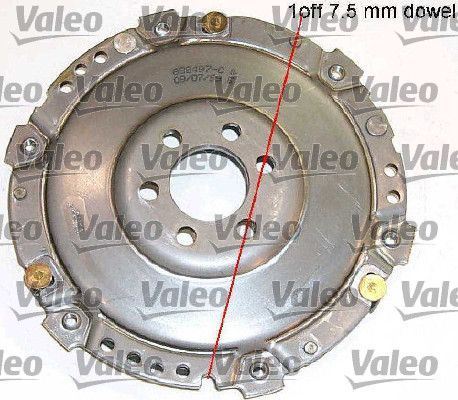 Valeo Clutch Kit for Volkswagen, Seat & more, OEM quality, OEM 037198141X - View 2