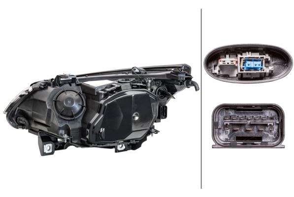 Hella Bi-Xenon Right Headlight for BMW, OEM quality, OEM 63 12 7 177 754 - View 2