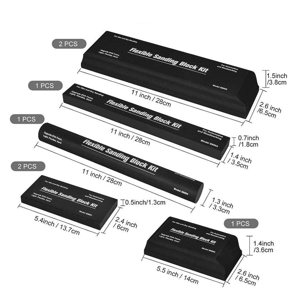Auto Body Sanding Block Kit | Eurowagens - View 4