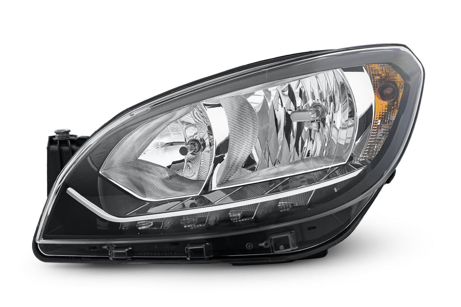 Skoda Citigo Left Headlight, Hella OEM, OEM 1ST941005A, MPN 1LL 012 643-031