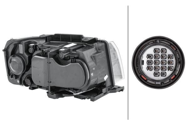 Land Rover Freelander 2 Left Headlight | Hella OEM DH52-13W030-GB - View 2