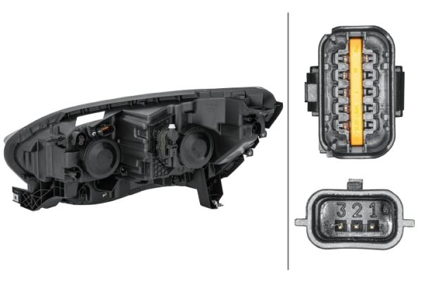 Hella Right Headlight – Renault | OEM 260109725R, MPN 1EL 012 293-421
