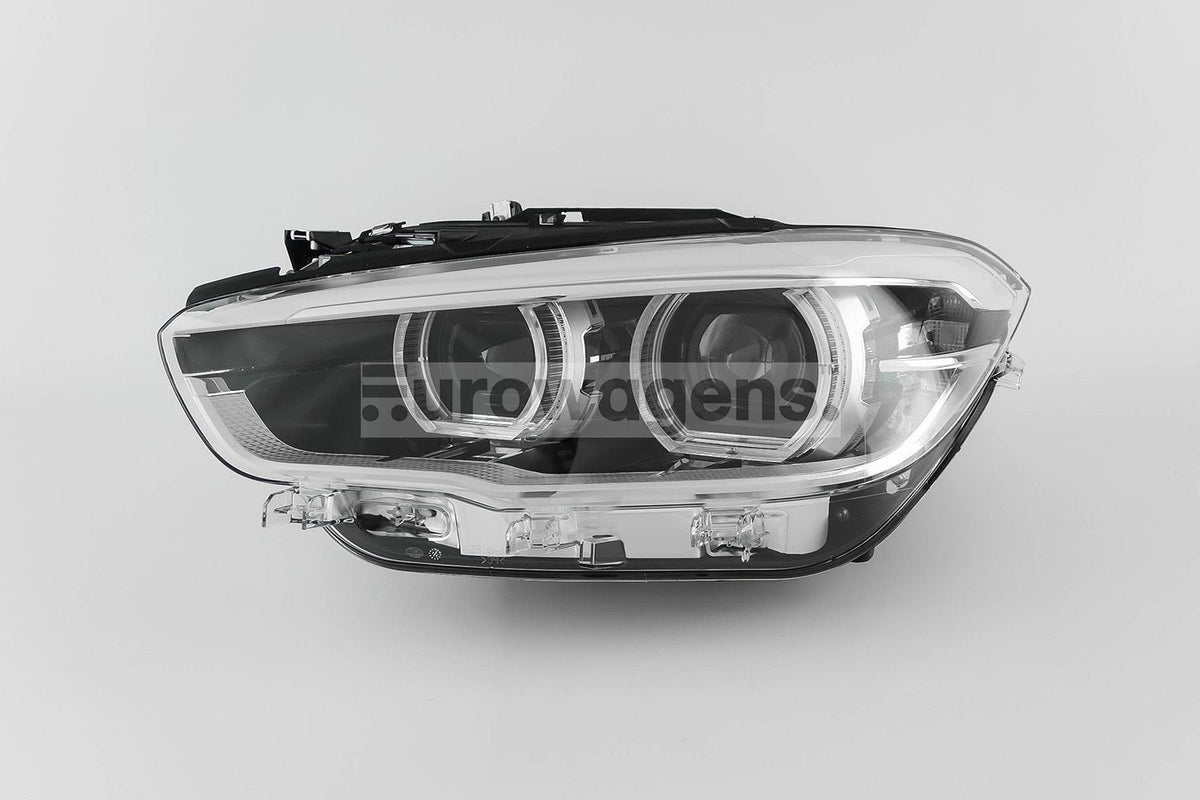 BMW 1 Series Left Headlight, Hella OEM, OEM 63117414147 - View 2
