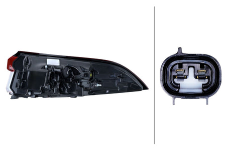 Hella LED Left Rear Light for Toyota, OEM quality, OEM 81561-02D20 - View 5