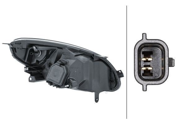 Hella Left Headlight for Renault, OEM quality, OEM 260601770R - View 2
