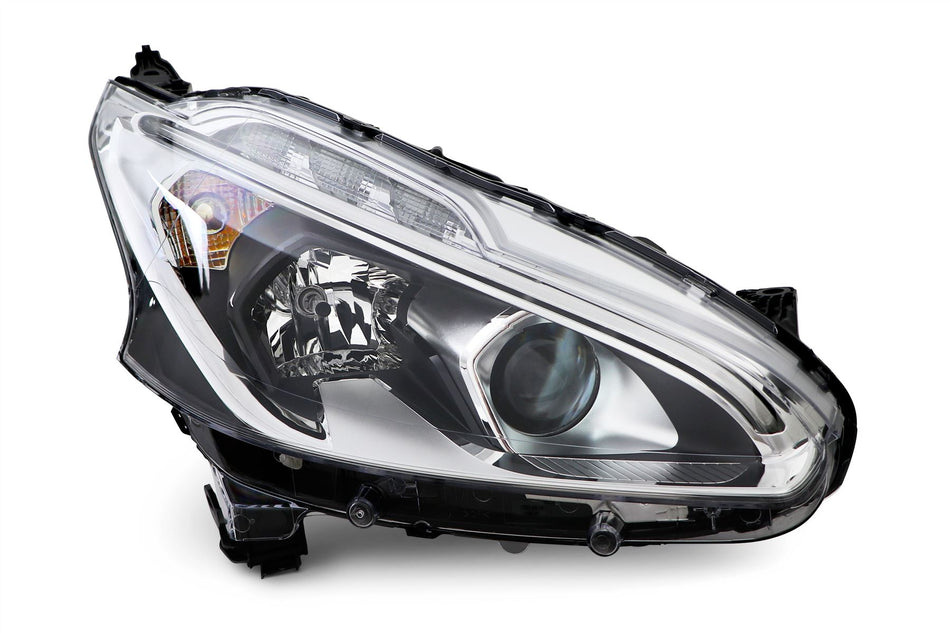 Peugeot 208 Right Headlight, Valeo OEM, OEM 9810601980, MPN 46637