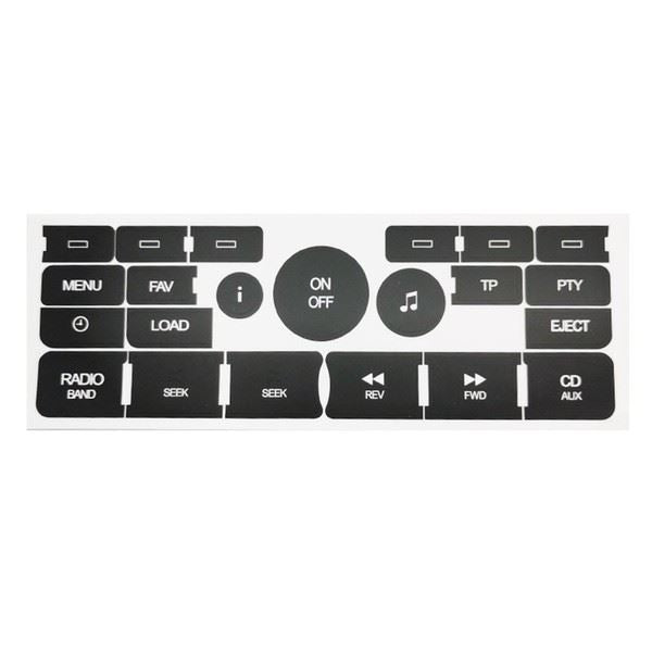 Push Button Repair Decal Sticker - for Saab | Eurowagens - View 7