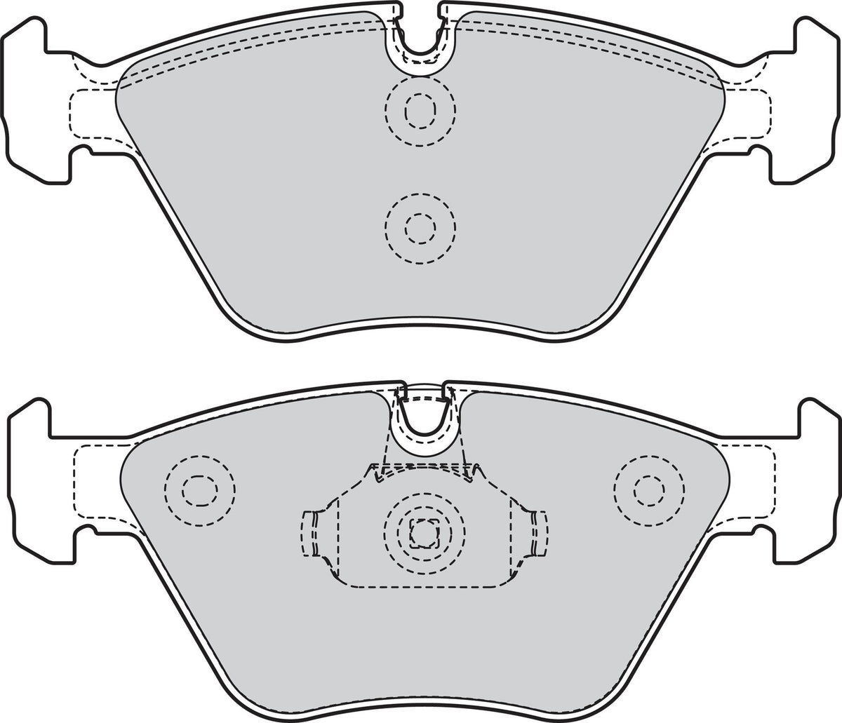 Valeo Front Brake Pad Set for MG & BMW, OEM quality, OEM 34 11 2 157 573, MPN 302067